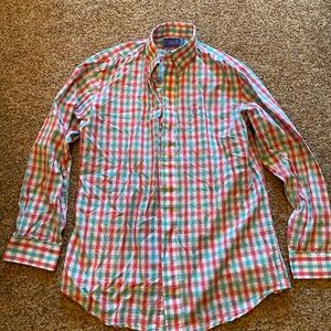 Coast brand men’s M button down long sleeve checkered